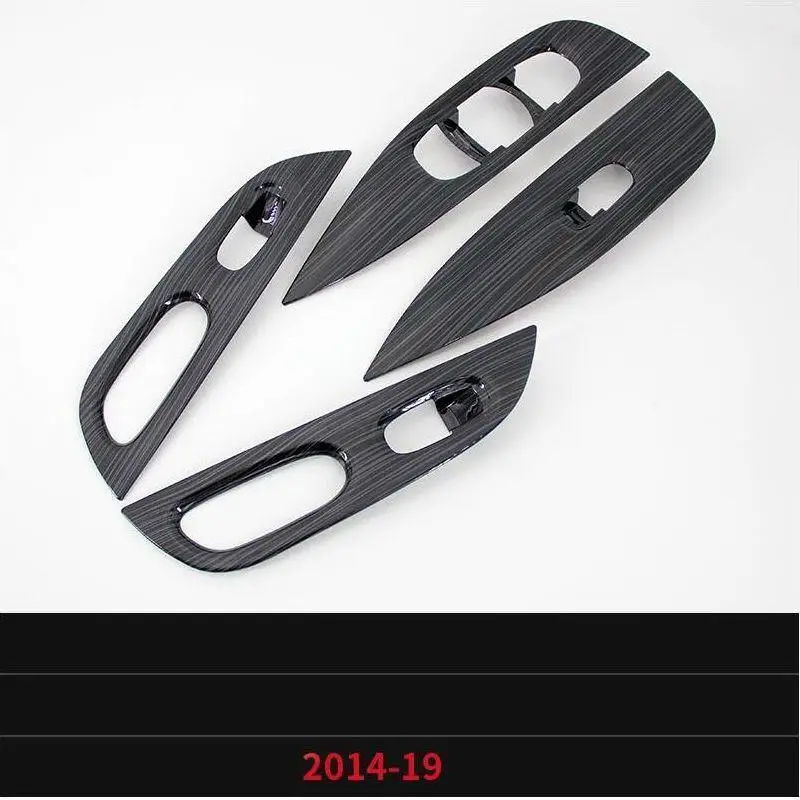 Авто хромированная оконная ручка дверное зажигание интерьер яркие блестки