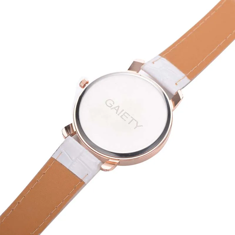 Часы женские кварцевые с кожаным ремешком удобные повседневные дизайнерские