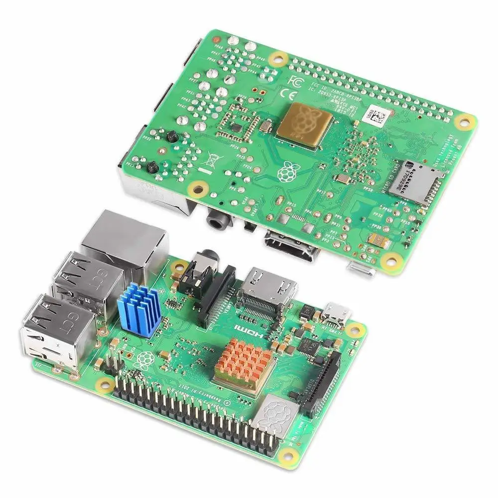 Aokin 30x30x7 мм Raspberry Pi охлаждающий вентилятор Бесщеточный Охлаждающий для процессора