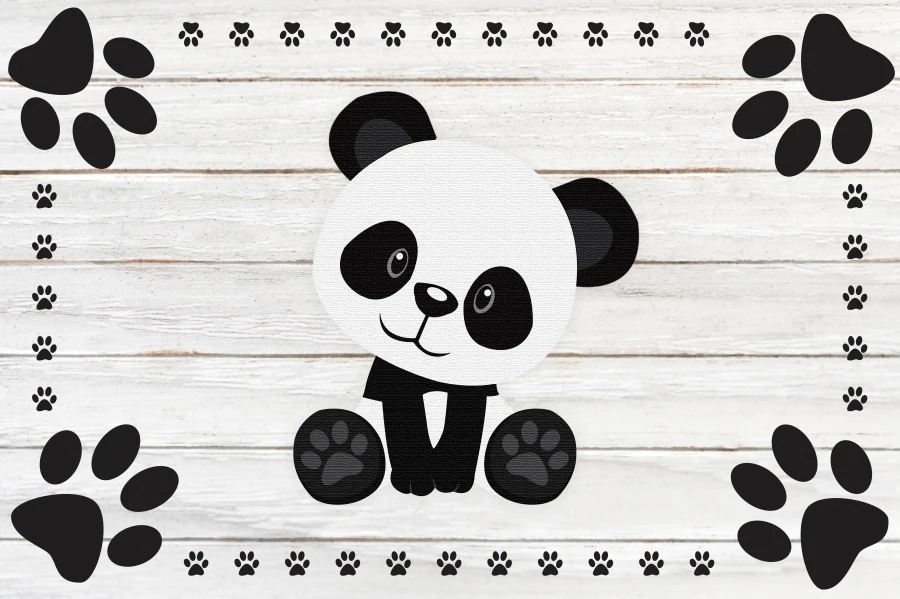 NZY06040 Laeacco Panda Green Bamboos с днем рождения Портретные Детские фотографии фоны для фотостудии - Цвет: NZY06040