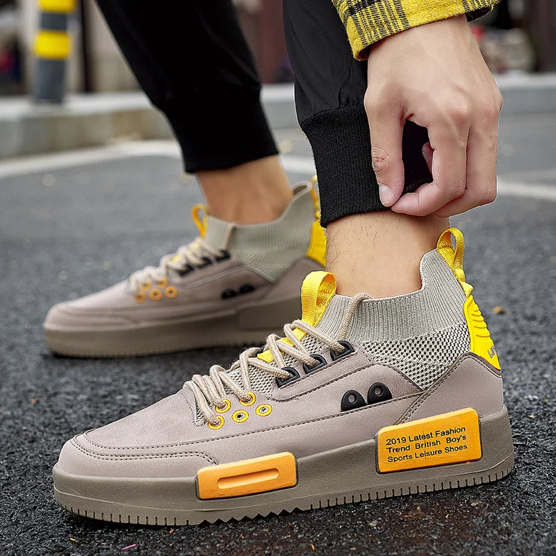 

Breathable Casual Shoes Sneaker Man Casual Shoe Sapato Shoes For Men Sports Trainers Work Fashion Sport Causal Black White