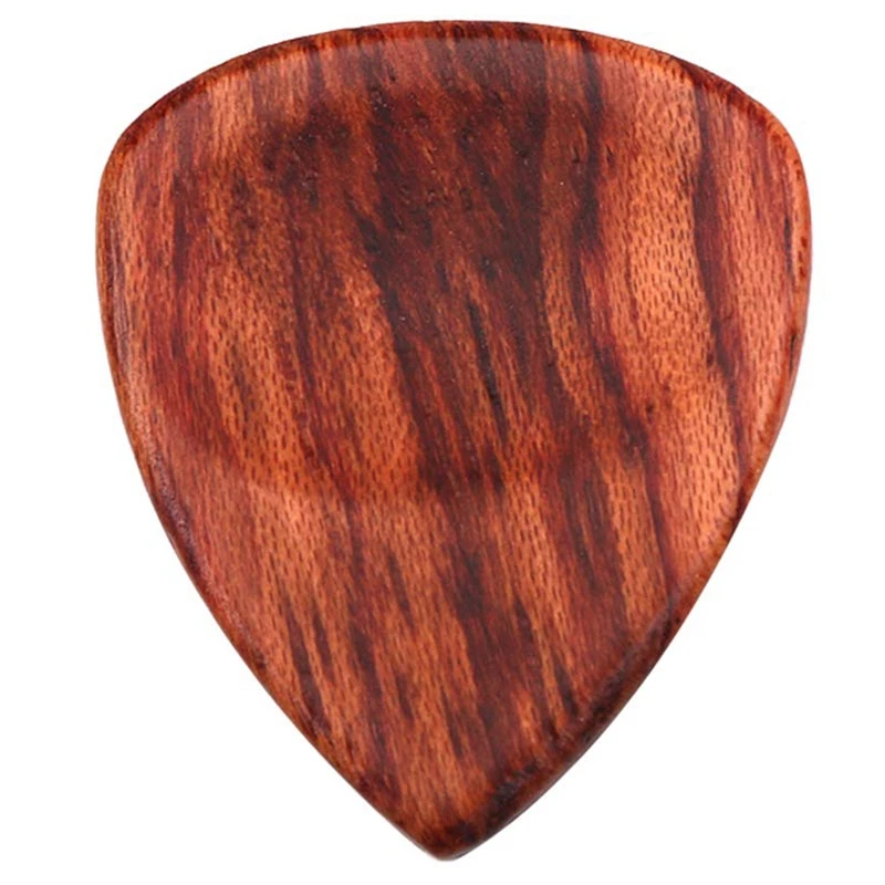 Durable Wooden Guitar Bass Plectrums with Box Musical Instrument Accessory Wood Picks Suitable for Guitars Mandolin | Спорт и