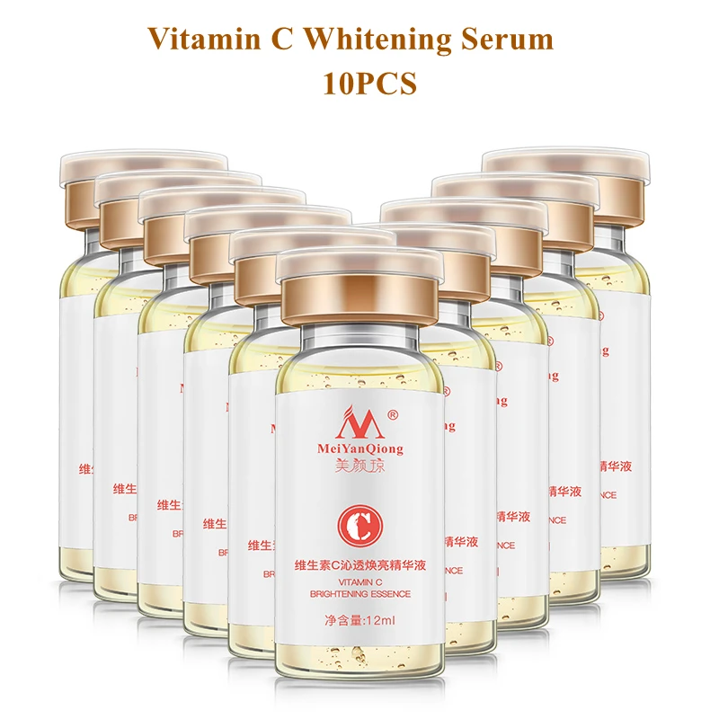 

Vitamin C Whitening Serum Remove Dark Spots Freckles Anti-Aging Anti Wrinkle Moisturizing Face Essence VC Korea Skin Care 10PC