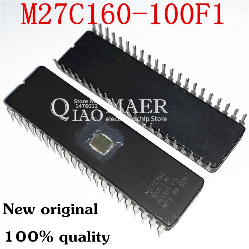 5 шт./лот M27C160 100F1 27C160 Крис 120F1 50F1 CDIP42 IC 1 M X 16 UVPROM 100 ns CDIP42|Интегральные схемы| |