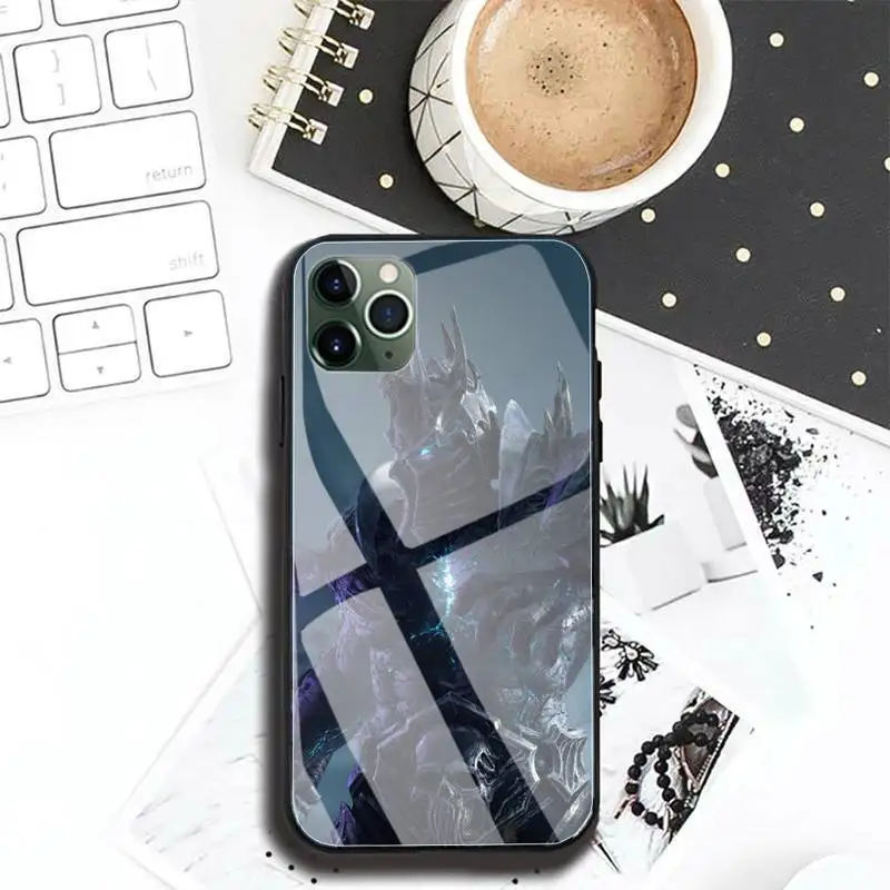 

World Of Warcraft Game Phone Case Glass Designer For Iphone 7 8 PLUS 6s 11 Pro Max XR Back Cover Case