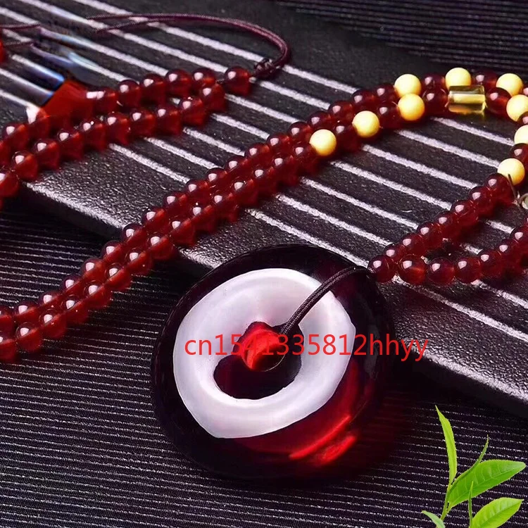 Ожерелье из янтарного пчелиного воска с подвеской Очаровательная бижутерия