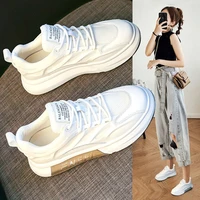 2021 new korean leisure sports board shoes wedge sneakers platform shoes