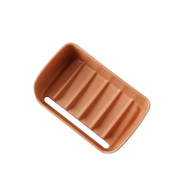 

Plastic Soap Dishes Simple Shower Plate Portable Bathrooom Organization Products