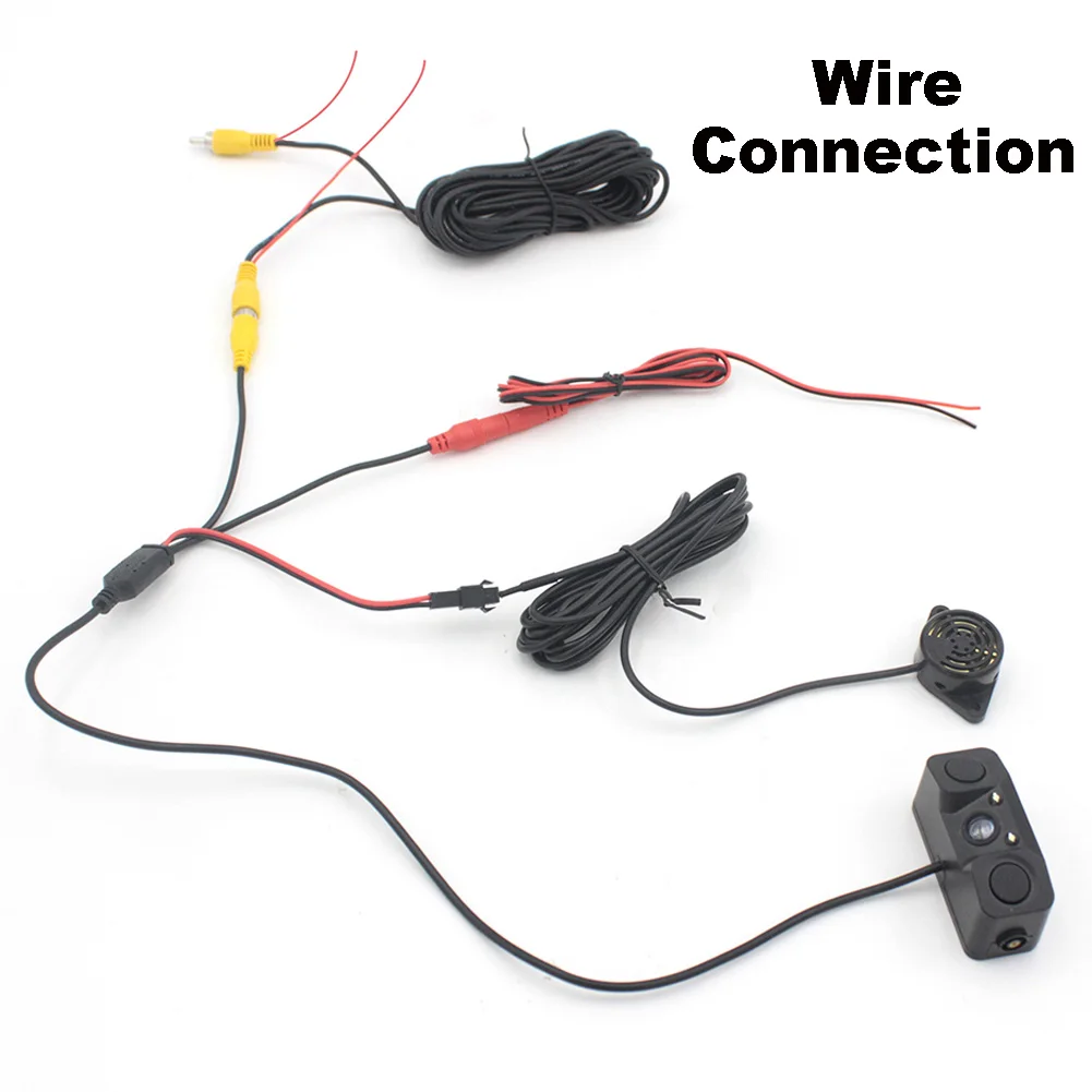 Car Auto Rear View Camera Parking Sensor Monitor 12V Reverse Backup Buzzer With 2 Line Sensors | Автомобили и мотоциклы