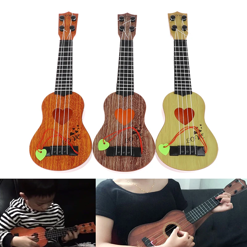 

1 шт Мини гитары 4 струны для начинающих раннего образования гитара игрушка Классическая гитара укулеле гитара Музыкальные игрушки для дете...