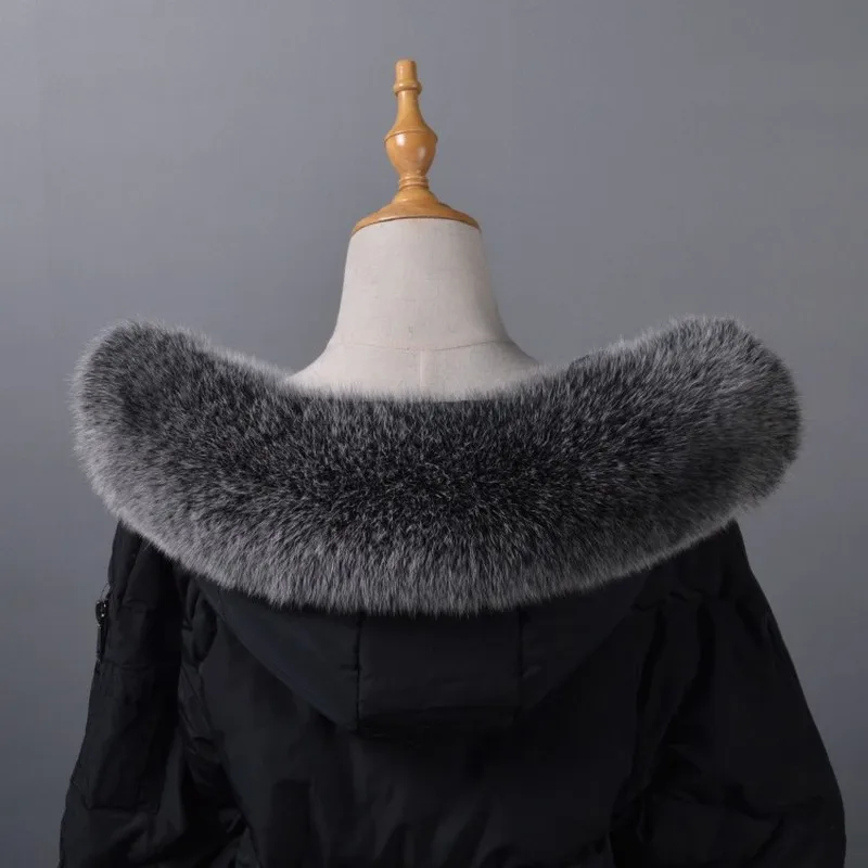 Модная новинка 2020 Fxfurs, пуховик с воротником из лисьего меха, зимний женский меховой шарф от AliExpress RU&CIS NEW