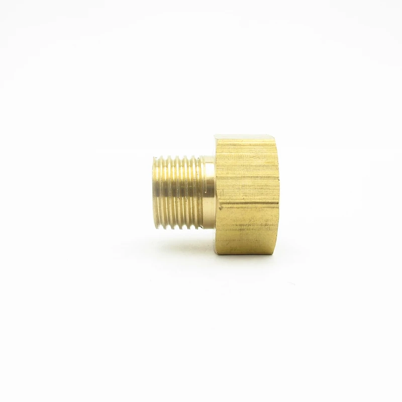 

M10 M14 M16 M20 Metric Female To Male Thread Connection Brass Pipe Fitting Adapter Coupler Connector For Fuel Gas Water