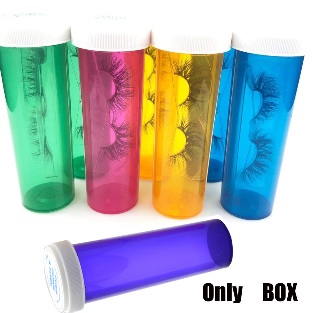 Empty Eyelash Package Boxes - Retail/Wholesale Lashes Pill Boxes Packaging and Holder - Bulk, Custom Brand Label Sticker image 5