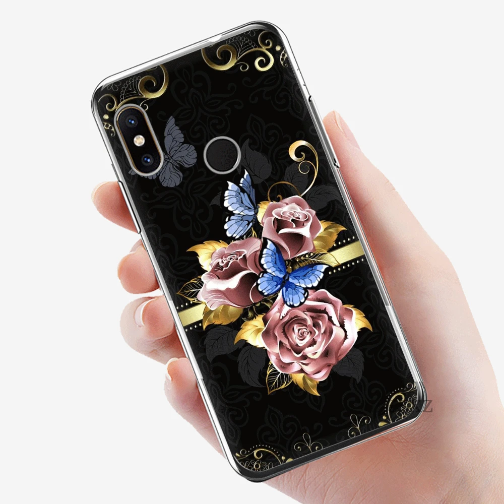 Чехол для мобильного телефона из ТПУ Xiaomi mi CC9 CC9E 9T x 2S 6 8 9 SE A1 A2 5X 6X MAX 3 A3 Pro Lite Cover Butterfly