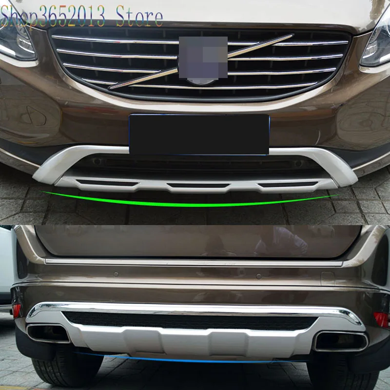 Комплект аэродиффузора для переднего и заднего бампера Volvo XC60 2014 2015 2016 2017 2