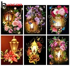 Набор для алмазной вышивки бабочки, квадратные цветы