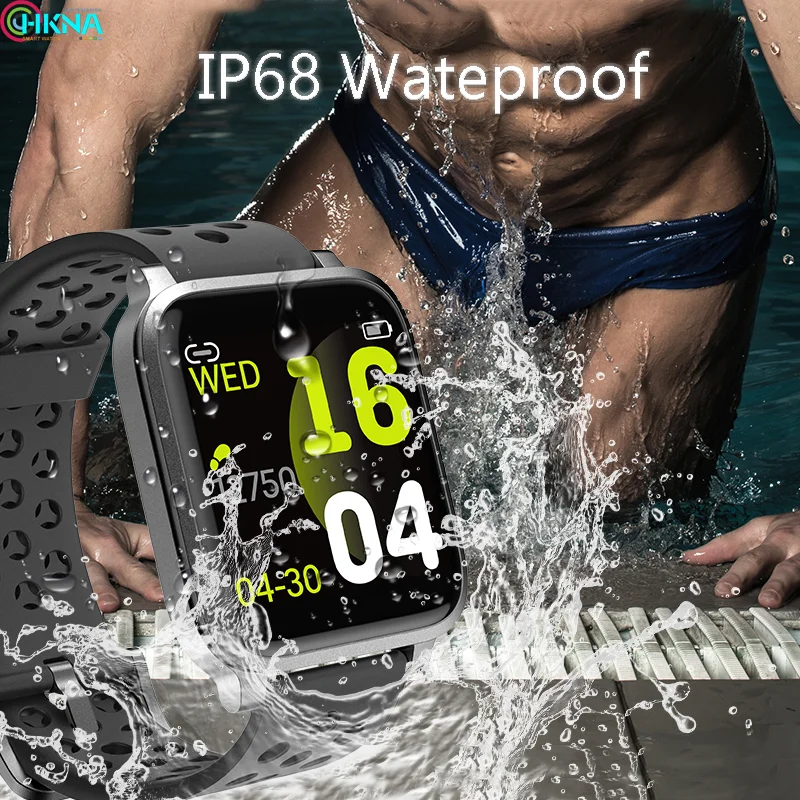 Смарт часы для Android iOS IP68 фитнес трекер|Смарт-часы| |
