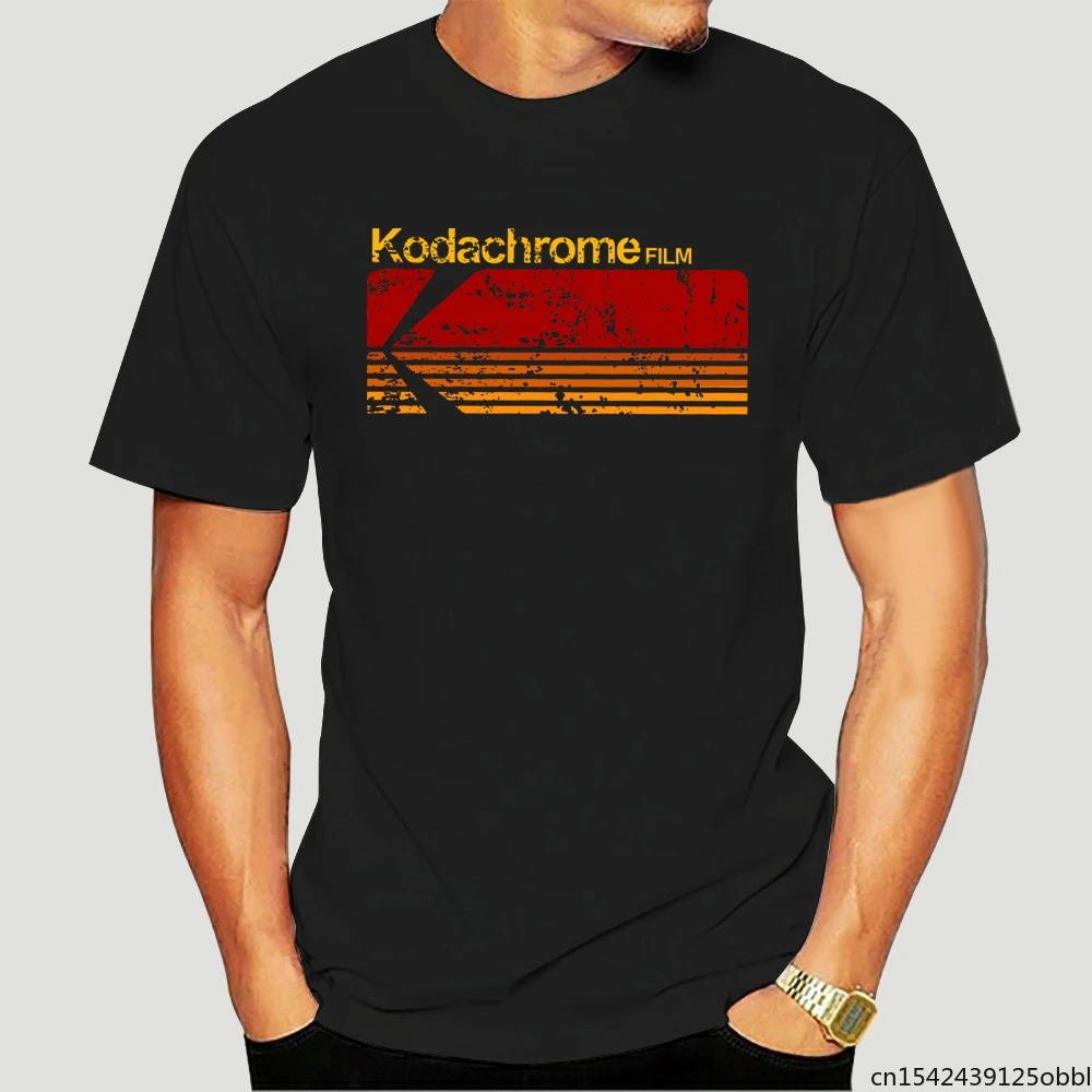 

Kodak Kodachrome Film T-Shirt Male Female Short Sleeve Unisex Summer Trend Round Neck