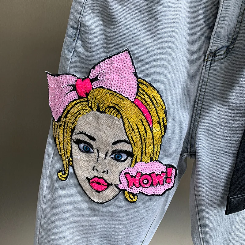 Женские джинсы 2020 Весна и лето новые женские западные шаровары корейские