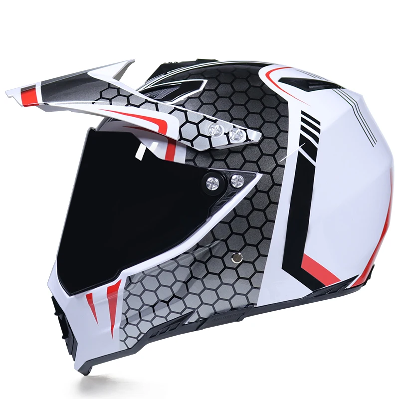 Высокое качество moto rcycle шлем внедорожные гонки мото кросс шлем casco moto capacete dirt bike шлем с объективом - Цвет: 6b