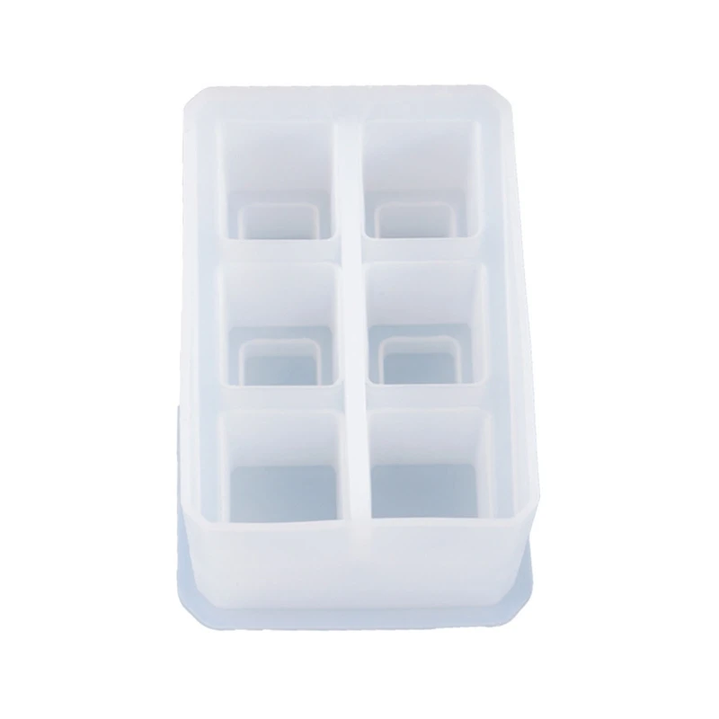 

DIY Crafts Crystal Epoxy Resin Mold Lipstick Storage Box Casting Silicone Mould T4MD