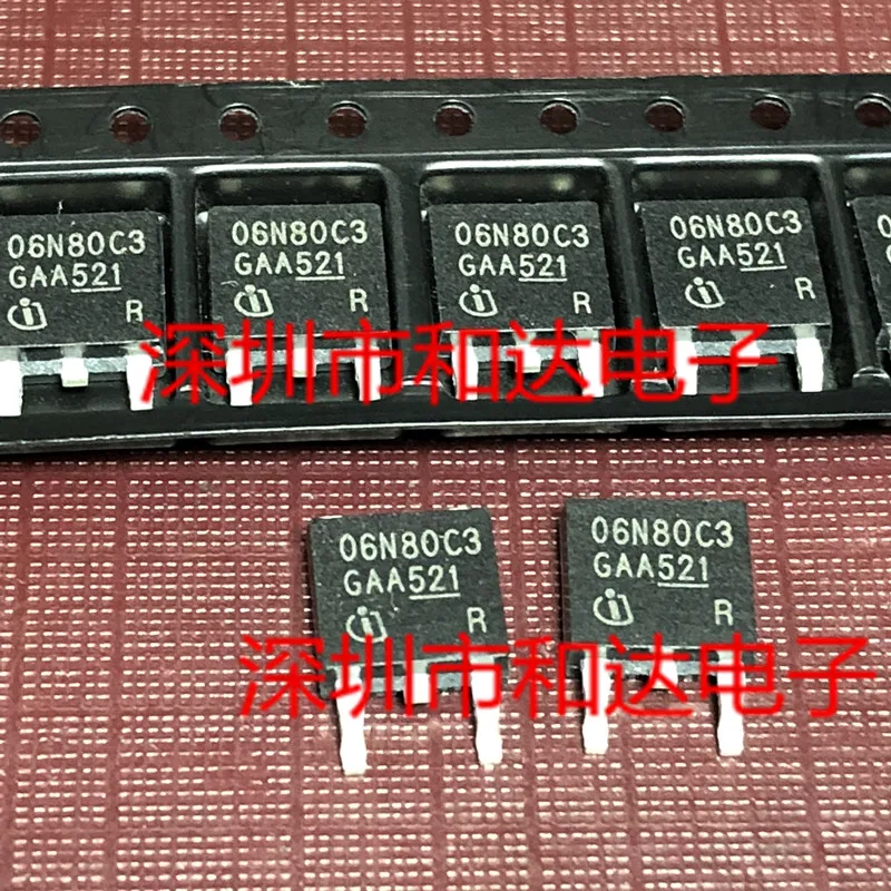 

5 шт. SPD06N80C3 06N80C3 TO-252 800V 6A