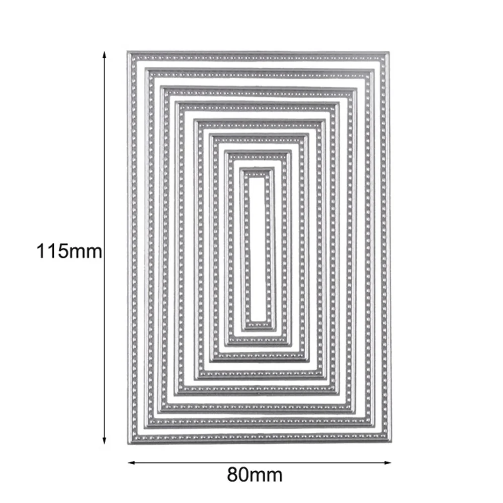 Металлические режущие штампы прямоугольные трафареты для изготовления карт