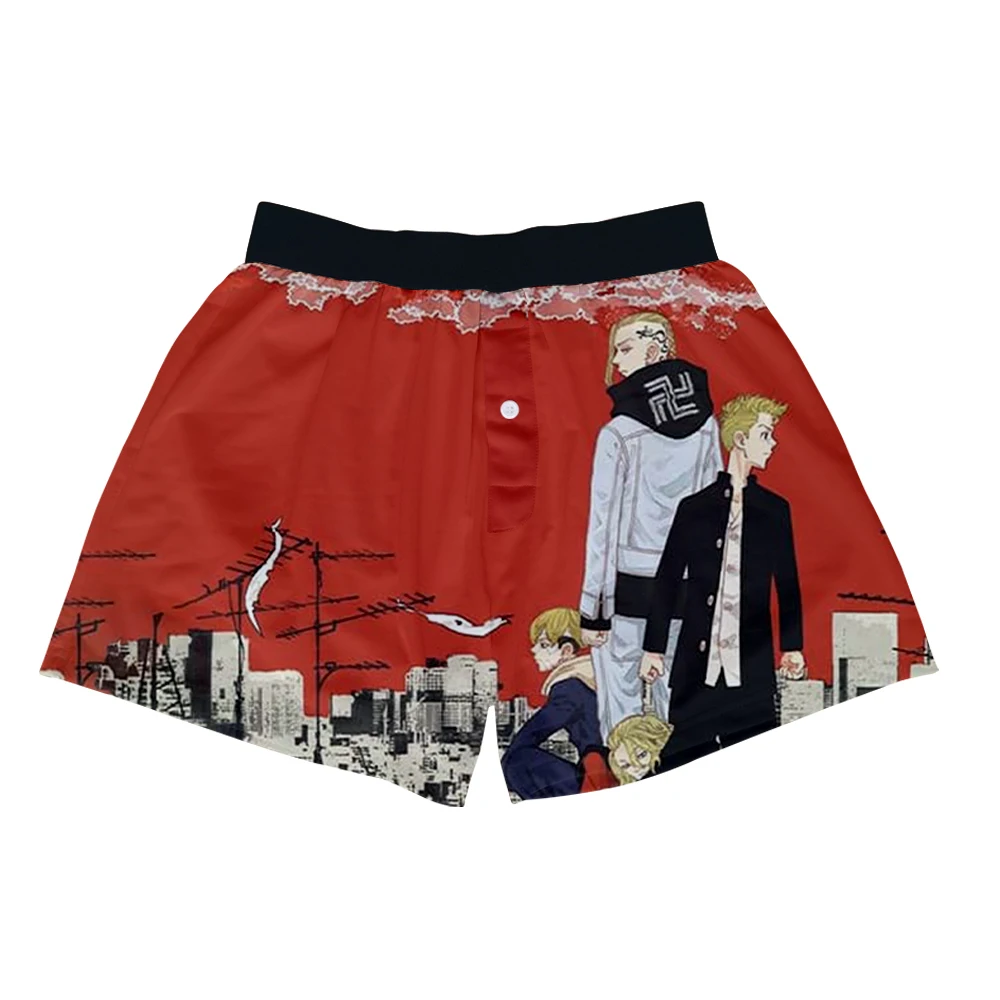 

2021 Manga Tokyo Revengers Boxer Briefs Trendy Style Men's Briefs Japanese Anime Hot Sale Male Underwea Harajuku Clothingr