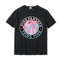 pink panther think pink circle portrait t shirt tops shirt prevailing cool cotton men t shirt printed
