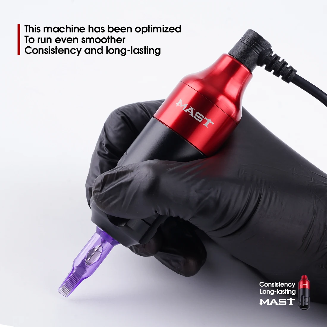 Mast Tour Series Tattoo Pen Dragonhawk Rotary Permanent Makeup Machine RCA Cord Short Pen for Tattoo Artist
