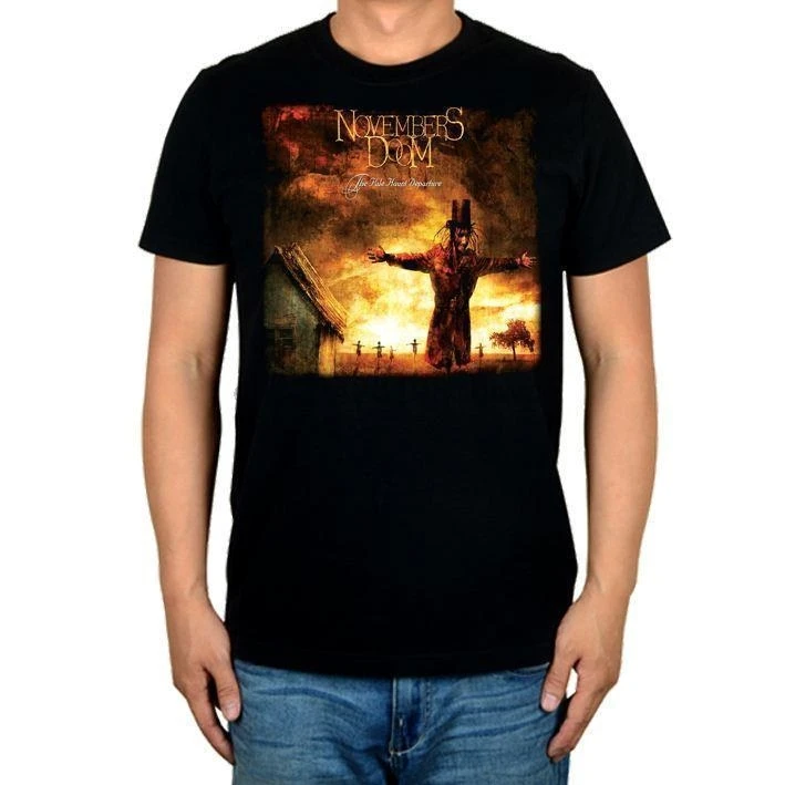 

NEW AND OFFICIAL NOVEMBER DOOM Pale Haunt BLACK UNISEX T-SHIRT