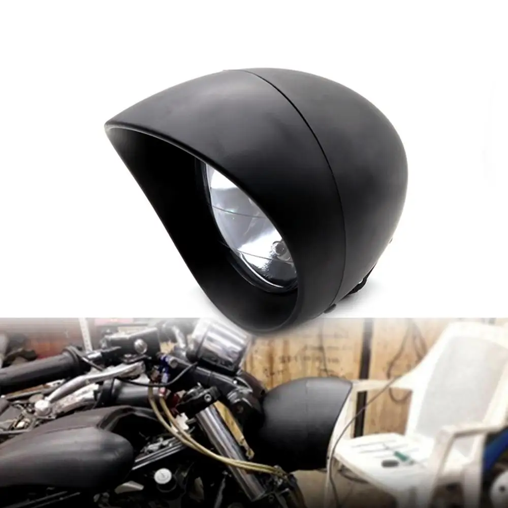 Передсветильник фара ZORBYZ для мотоцикла 6 5 дюйма Черная пуля ABS подходит Harley круиз