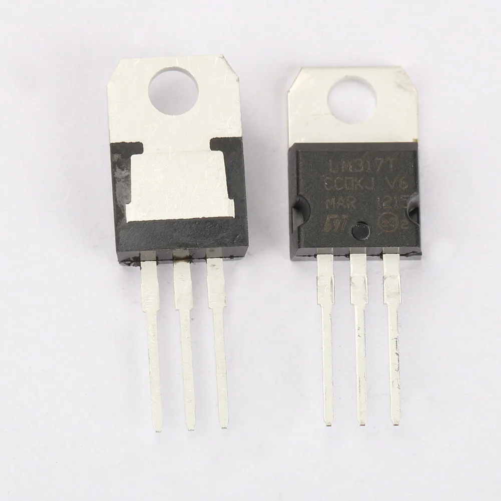 10 шт. LM317T LM317 1 2 V до 37V 1.5A Регулируемый регулятор напряжения IC DQ Drop|Адаптеры AC/DC| |
