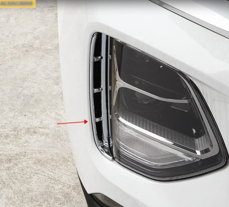 Автомобильные аксессуары для hyundai santa fe IX45 корпус для противотуманной фары световые литые крышки комплект отделка автомобиля-Стайлинг 2 шт