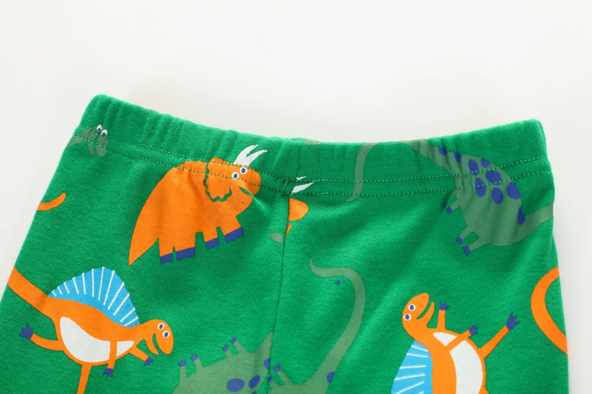 Ca&iacute;da de talla grande de los ni&ntilde;os conjuntos de ropa ni&ntilde;os ni&ntilde;as 2-8Years de algod&oacute;n de dibujos animados de manga larga sudaderas + Pantalones 2 unids/set traje de pijamas-2