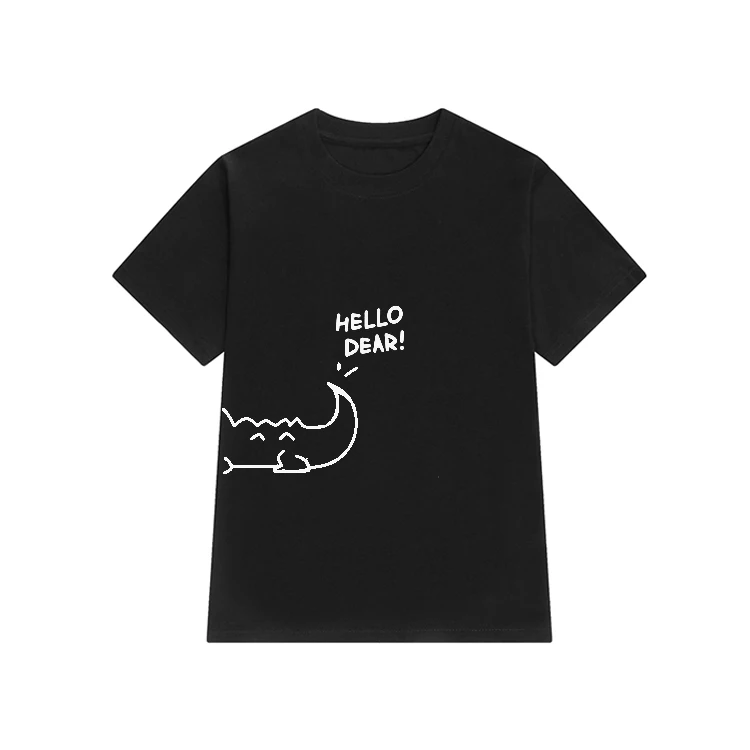 

Ins women's short sleeve T-shirt fashion brand BF style half sleeve Japanese loose trend Korean versatile casual couple top tees