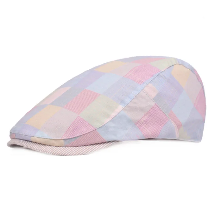 Кепка-берет Мужская/Женская хлопковая Модный повседневный берет в британском