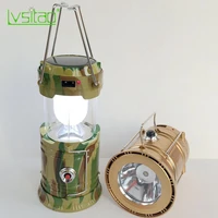 led camping lamp outdoor tent lamp solar horse lantern portable rechargeable camping lamp multifunctional telescopic