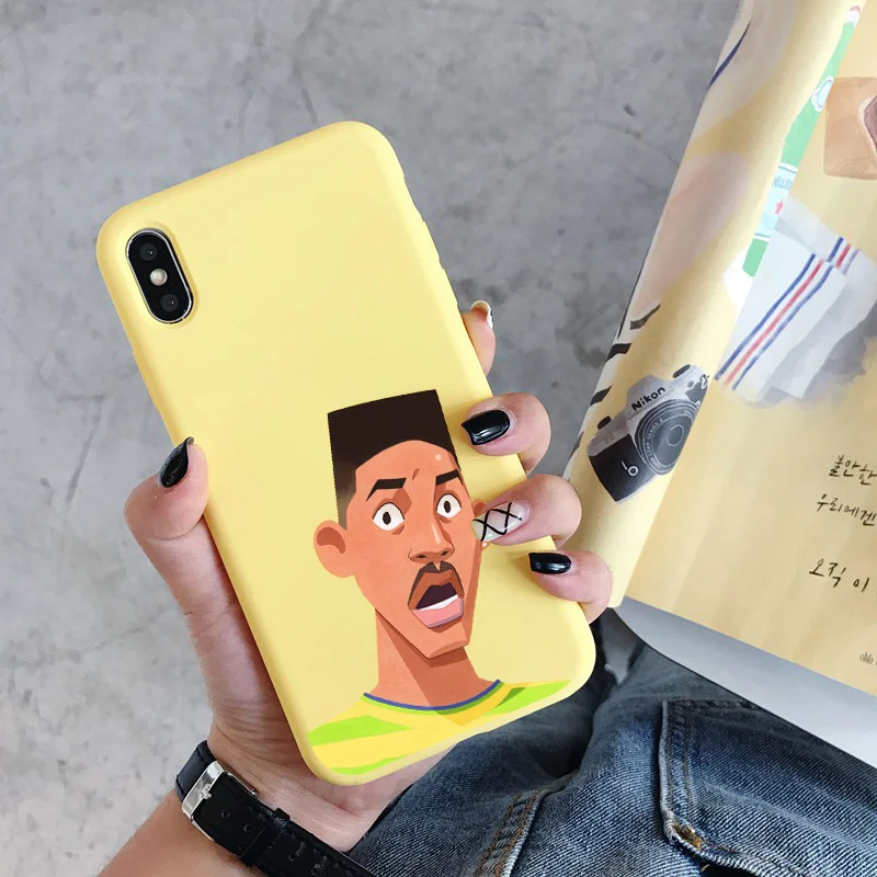 Свежий принц беля воздуха конфеты мягкий чехол для телефона из ТПУ чехол для iPhone11 pro max X XS XR Max 5 5S SE 8 8plus 7 7plus 6s 6s plus