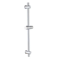 SUS304 Stainless Steel Brushed Nickel Finished Adjustable Hand Hold Rail Slide Bar Bathroom Shower Rod
