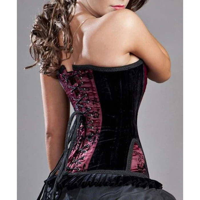 

Women Overbust Noble Lady Waist Cinching Vintage Retro Corset Bustier