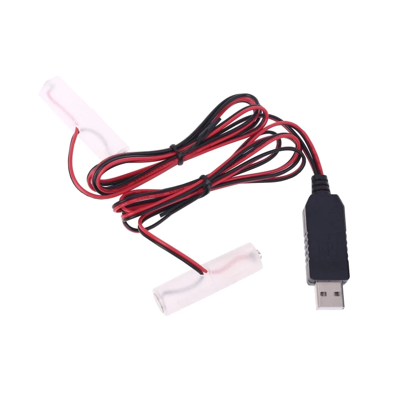 USB сетевой преобразователь в 1 5 двойной Устранитель батареи AA AAA может заменить