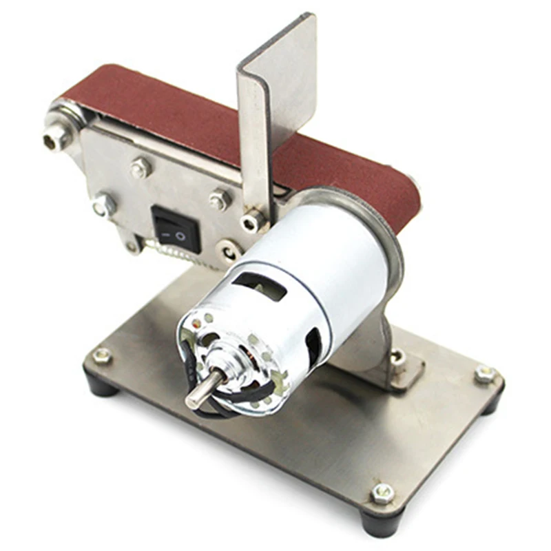 

Sander Belt Machine 300W Electric Belt Sander Polishing Grinder Machine Folding Sander Grinding Tool Cutter