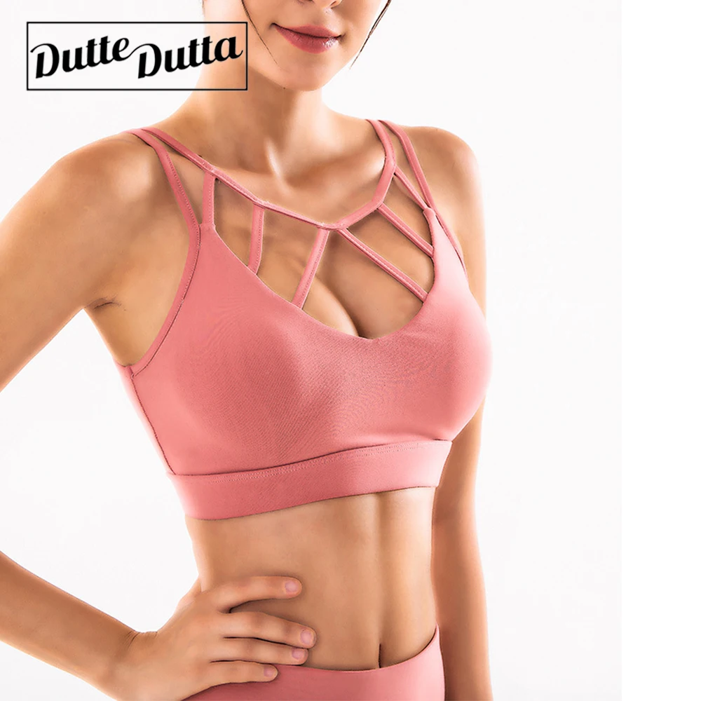 Спортивный бюстгальтер на молнии с плечевым ремнем для фитнеса Быстросохнущий