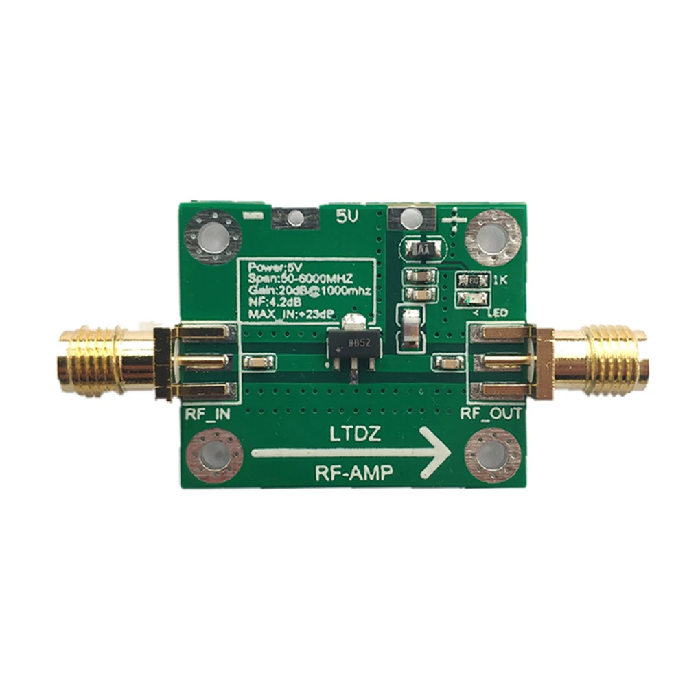 

RF Power Amplifier Module Signal Transmitter Board 20DB Gain 50MHz-6GHz for Cellular PCS GSM UMTS Amplifier Board Module