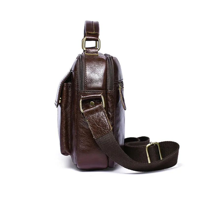 Сумка-мессенджер Мужская из натуральной кожи | Багаж и сумки