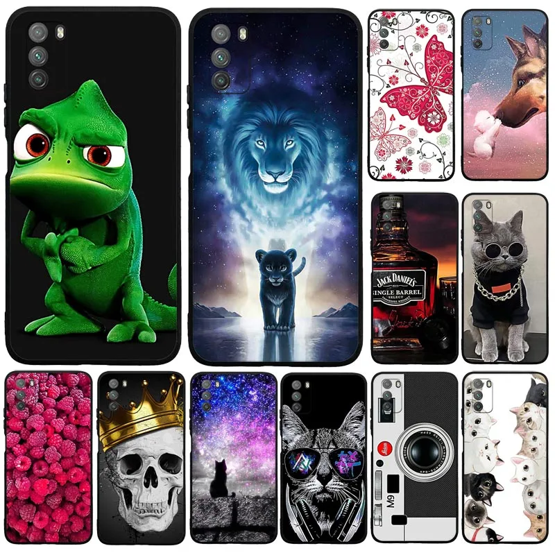 C чехол для Xiaomi Poco M3 силиконовый 6 53 дюйма мягкий TPU телефона Redmi 9 мощность защитный