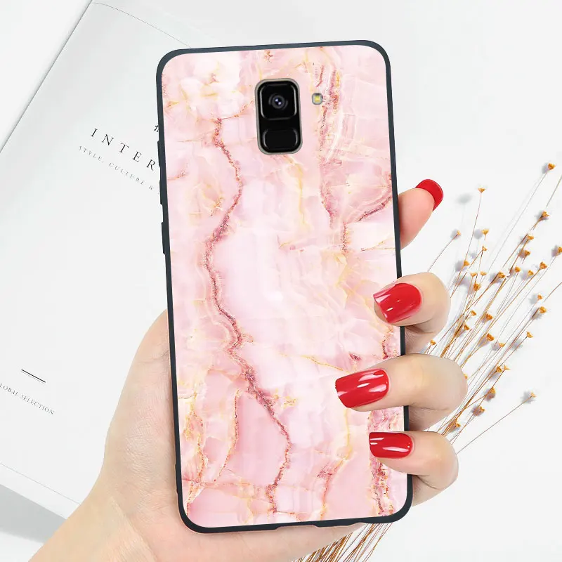 oo24 Мягкий для samsung J6 плюс чехол Глянцевая блестящая для samsung Galaxy J4 Plus J3 J5 J7 чехол Coque - Цвет: oo24