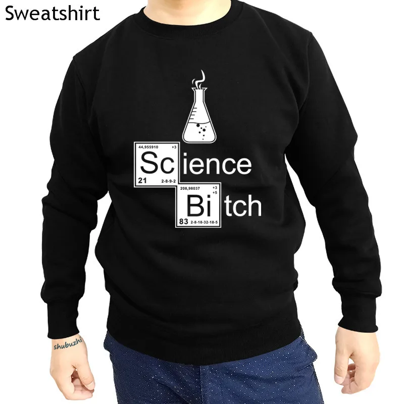 

BAD MENS hoodies WITH BREAKING SCIENCE BITCH - long SLEEVE JESSE white black grey red trousers hoodies suit hat pi sbz1131