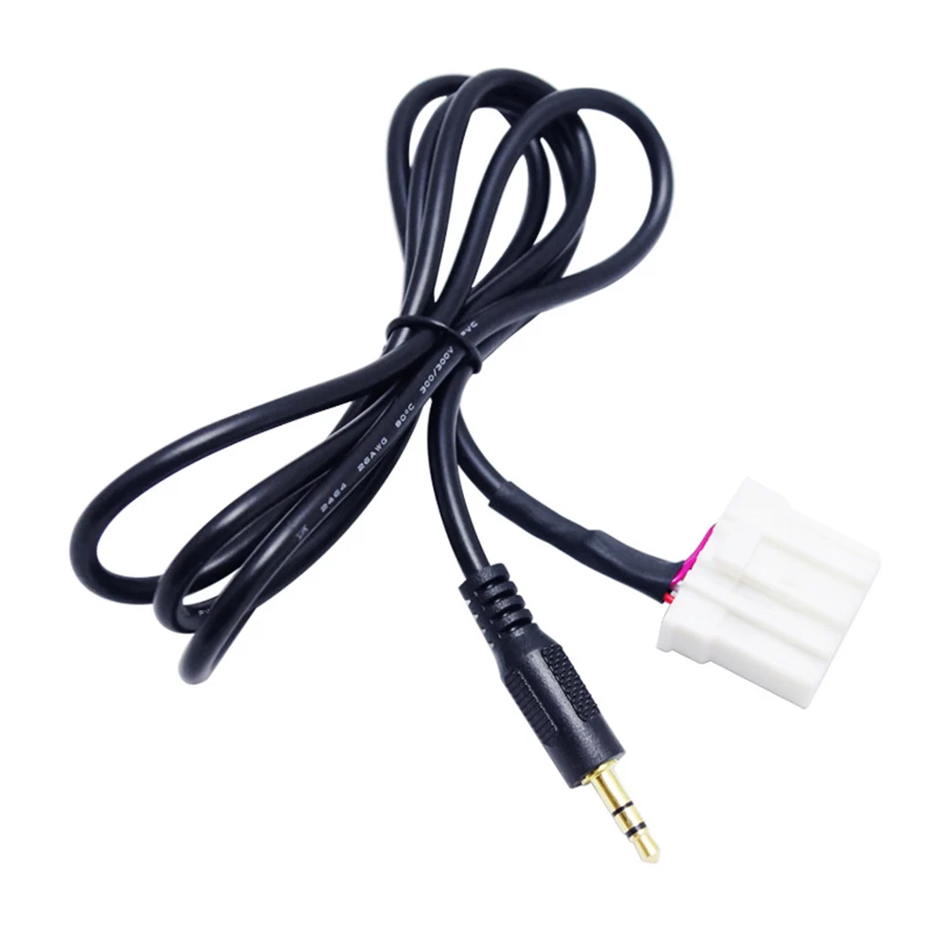 

3.5mm Black B70 AUX Audio Adapter Input Cable for Mazda 2 3 5 6 MX5 RX8 2006 MP3 CD Changer Jack Plug